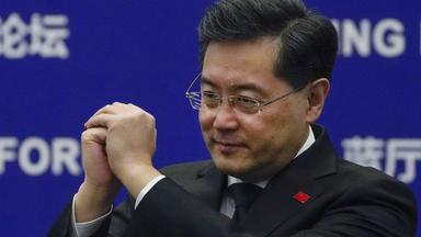 Chinas Außenminister Qin Gang beim Lanting-Forum in Peking am 21. Februar 2023