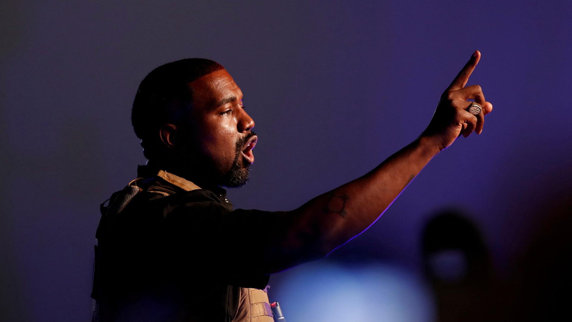 Rapper Kanye West bei Konzert | Reuters
