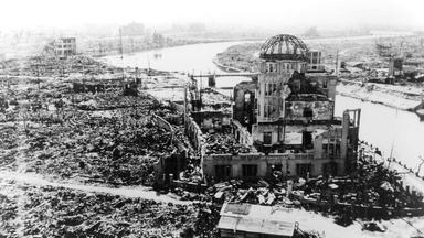 Die zerstörte Industrie- und Handelskammer in Hiroshima.
