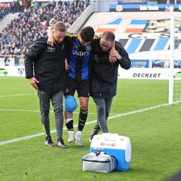 Amine Naifi (1. FC Saarbruecken) schwer verletzt