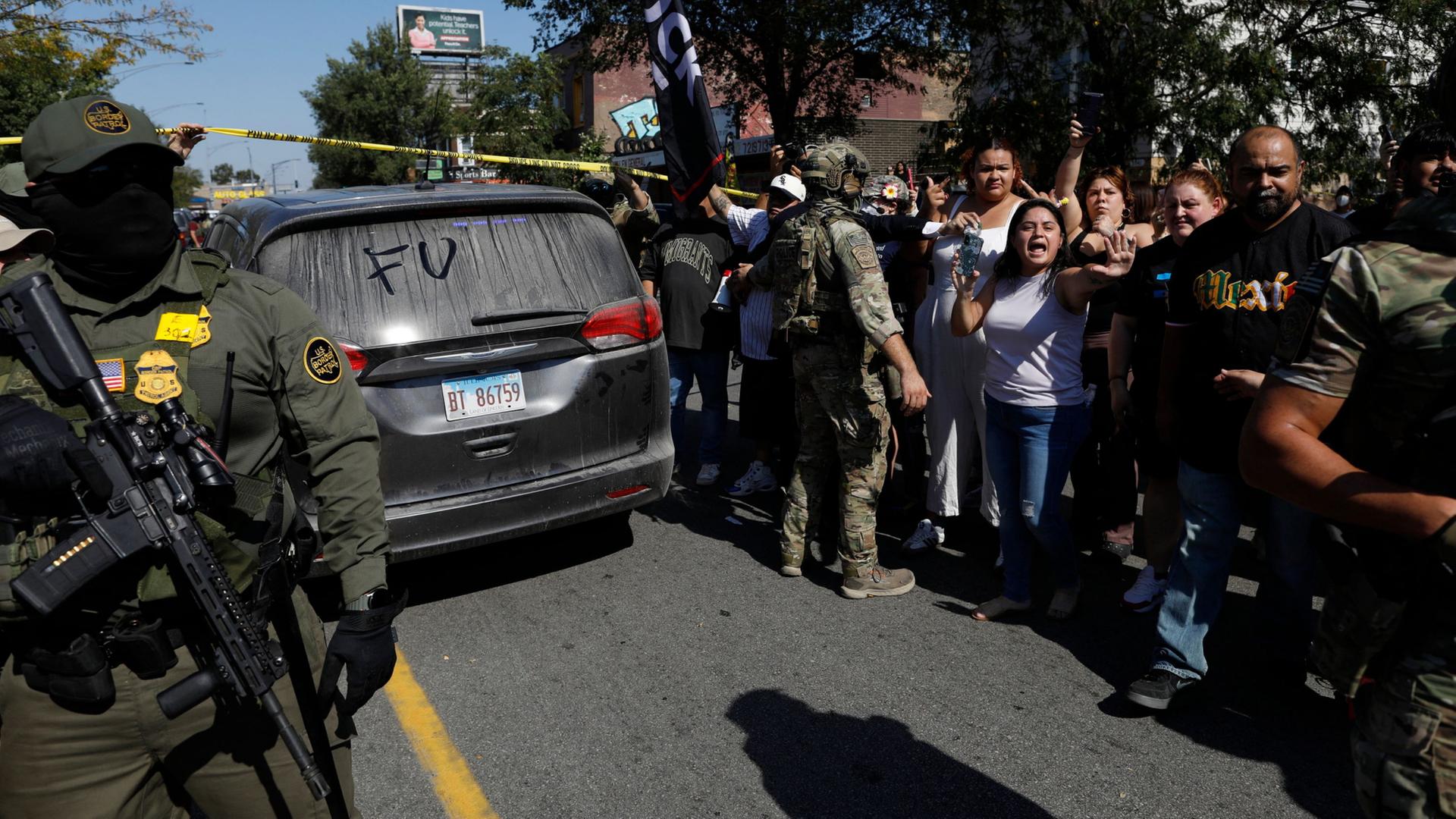 Proteste gegen einen ICE-Einsatz in Chicago | AFP