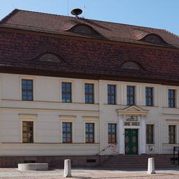 Das Rathaus von Wettin-Löbejün in Löbejün.