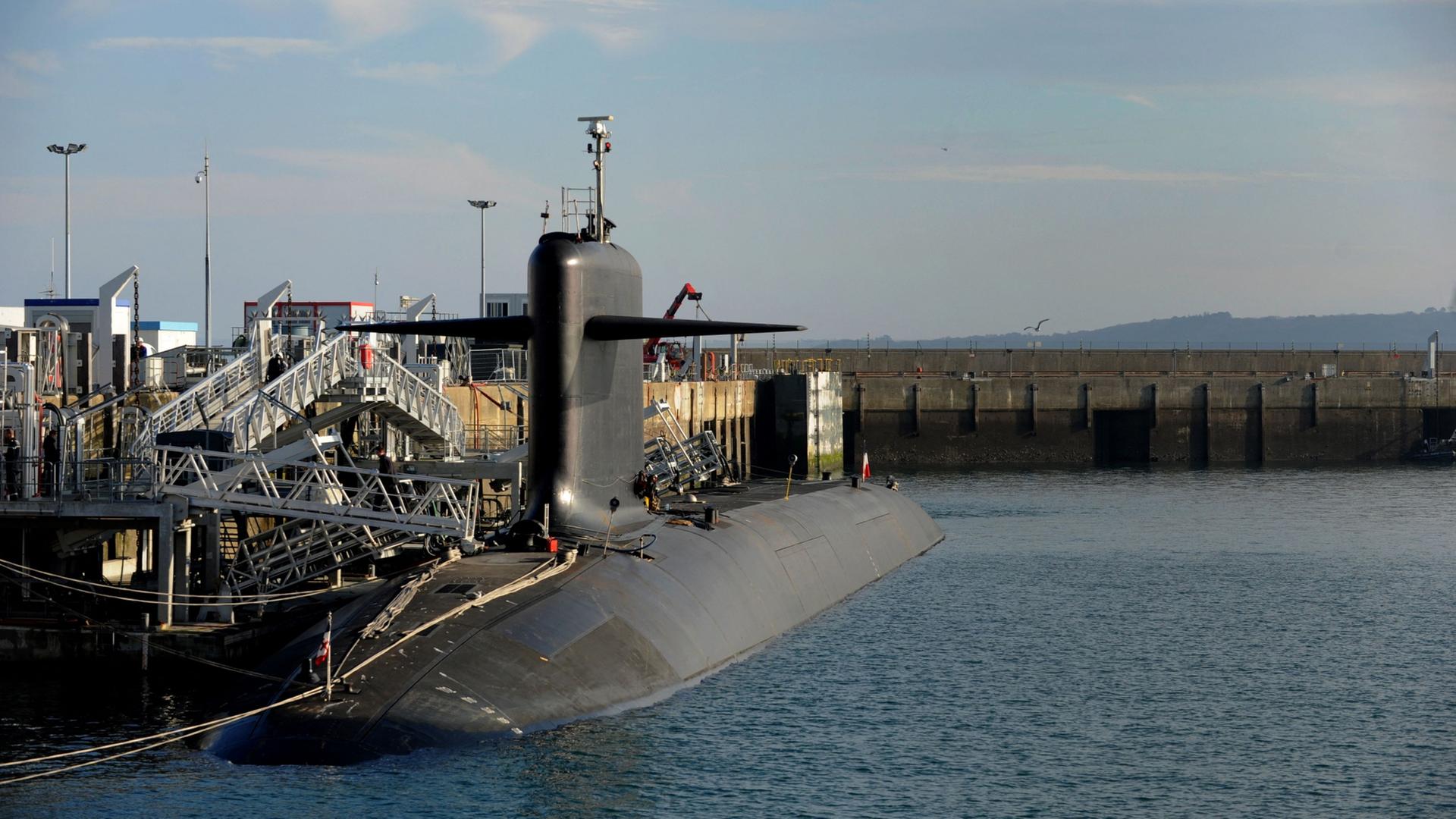 EIn französisches Atom-U-Boot in Île Longue (Archivbild).  | AFP