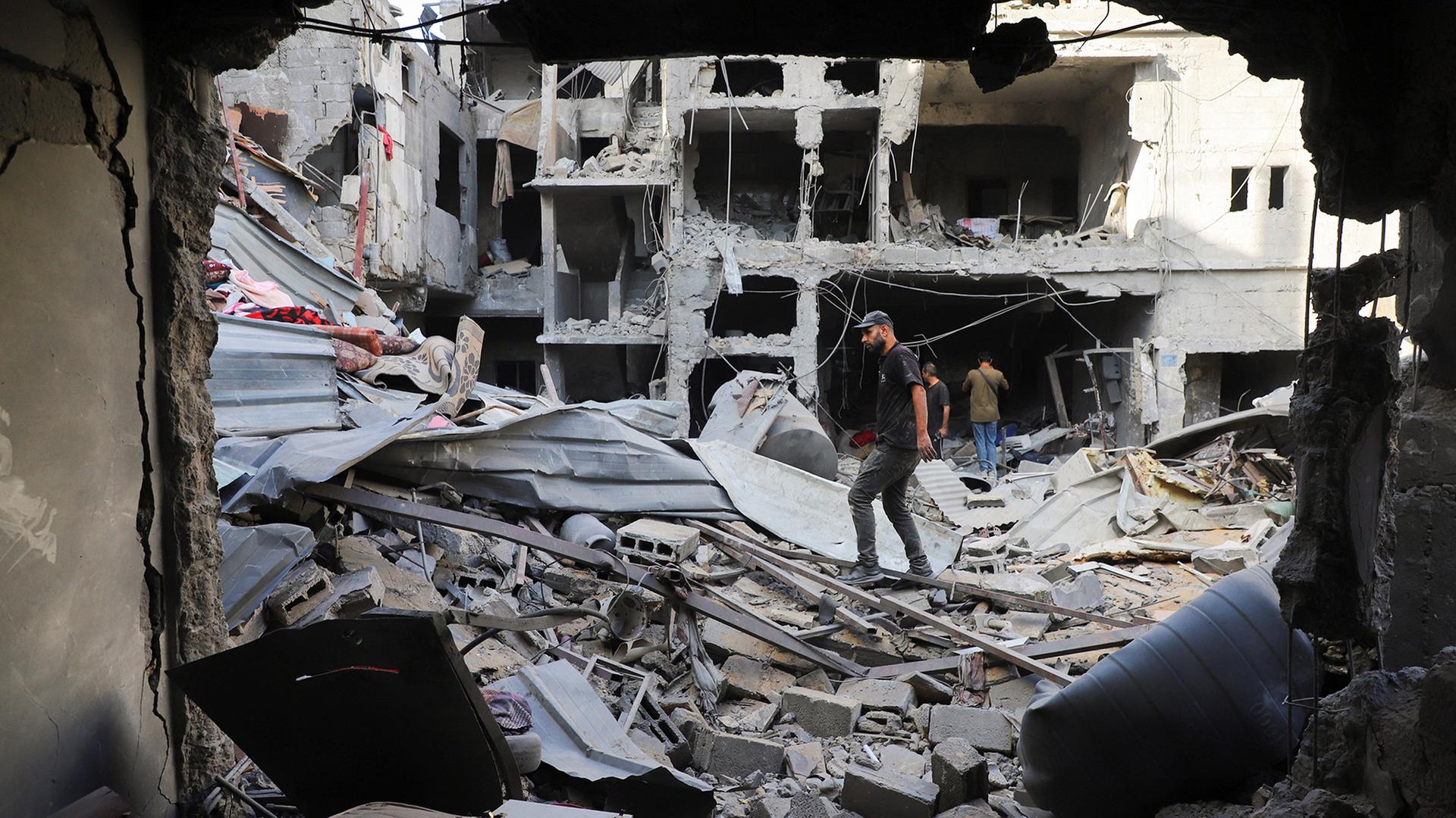 Zerstörte Häuser in Gaza-Stadt | REUTERS