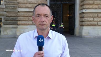 Reporter Peter Kleffmann berichtet aus dem Rathaus.