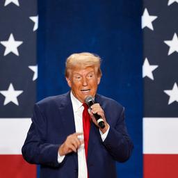 Donald Trump bei einer Wahlkampfveranstaltung in Fayetteville.