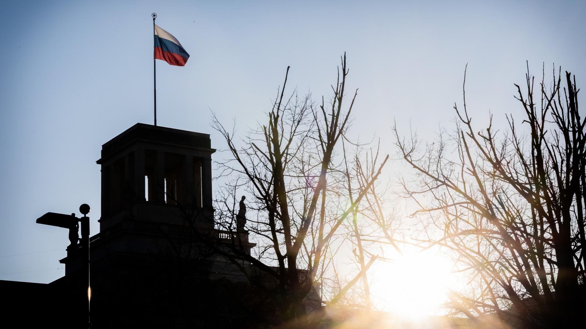 Die Botschaft der Russischen Föderation in Berlin | Christoph Soeder/dpa