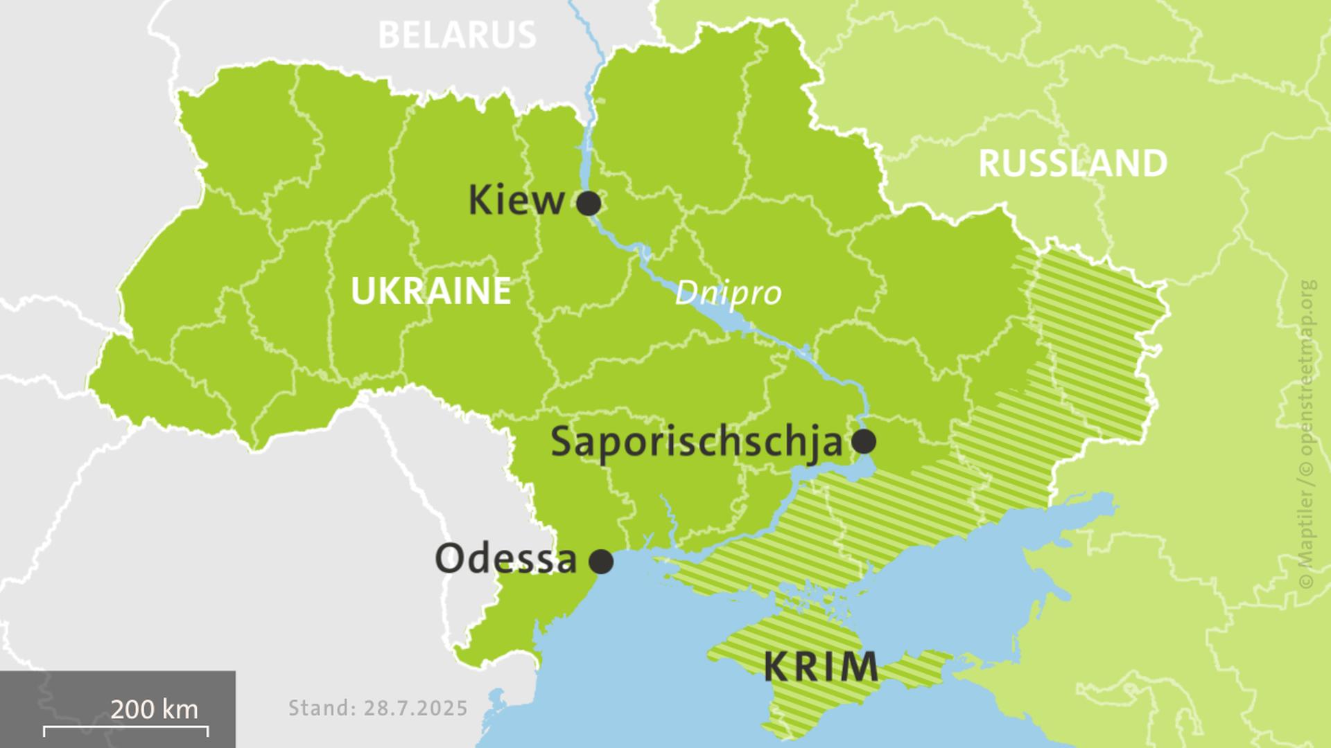 16 Tote nach russischem Angriff auf Gefängnis in Saporischschja