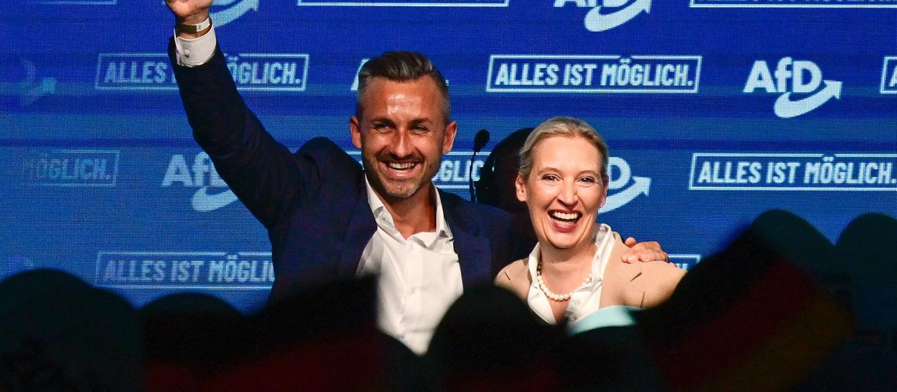 Ulrich Siegmund und Alice Weidel