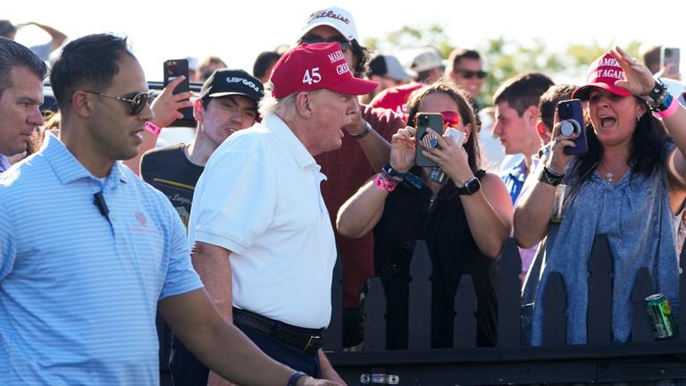 Donald Trump bei einem Golfturnier in Bedminster, New Jersey.