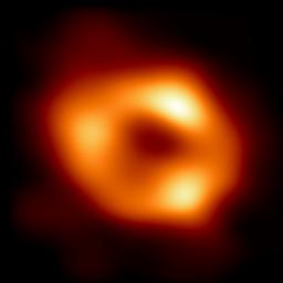 Dies ist das erste Bild von Sagittarius A*, dem Schwarzen Loch im Zentrum unser Galaxie.