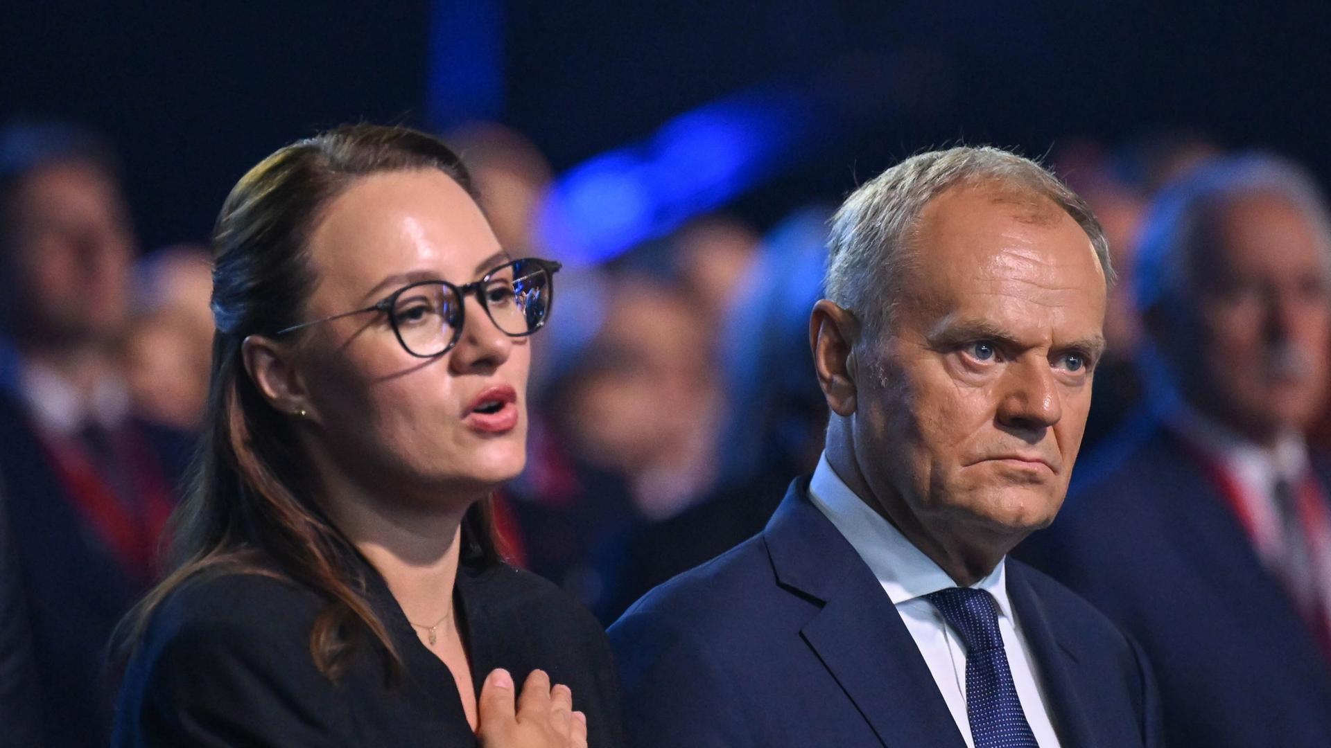 Julija Swyrydenko und Donald Tusk | Adam Warzawa/PAP/dpa