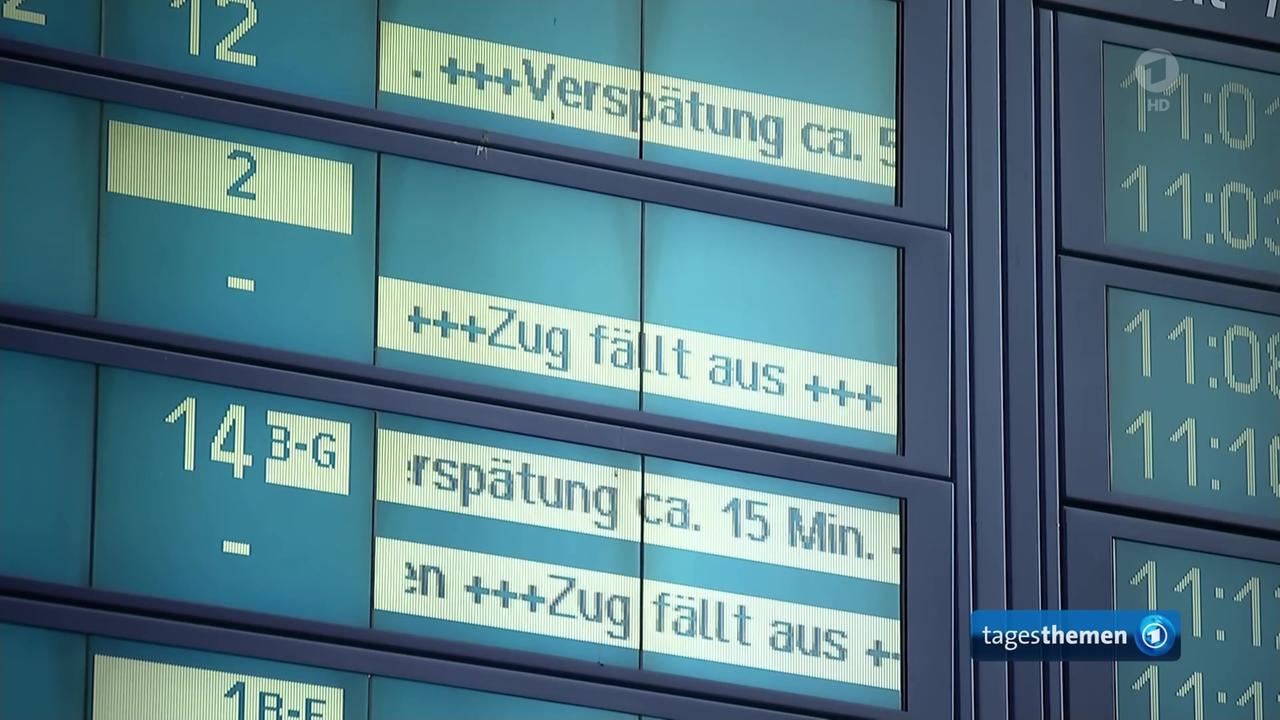 Tarifkonflikt bei der Bahn Wie wird die Bahn als Arbeitgeber attraktiver ? tagesschau.de