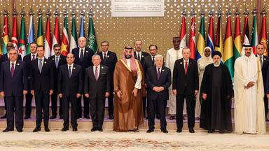 Gipfelteilnehmer in Riad