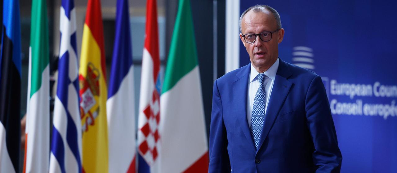 EU-Gipfel des Kanzlers: Merz drängt im Zollstreit auf Einigung | tagesschau.de