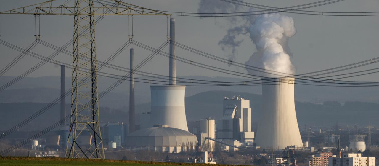 Das Kohlekraftwerk Niederdorfelden in Hessen