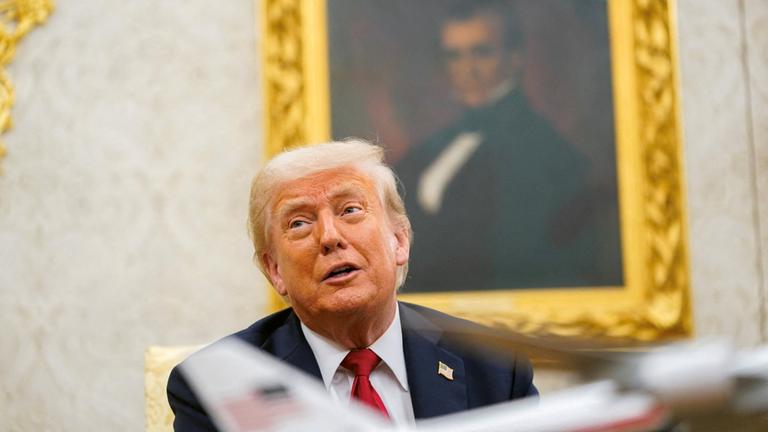 Donald Trump im Oval Office im Weißen Haus