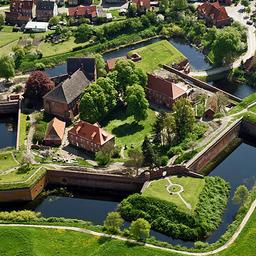Luftaufnahme der Dömitzer Festung