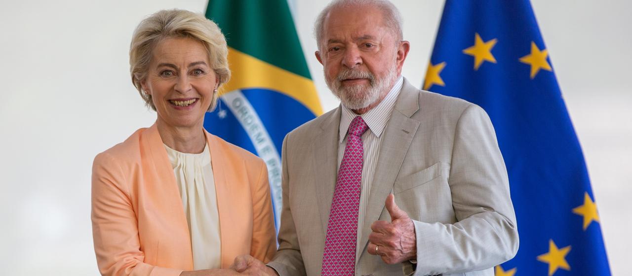 Ursula von der Leyen und Lula da Silva