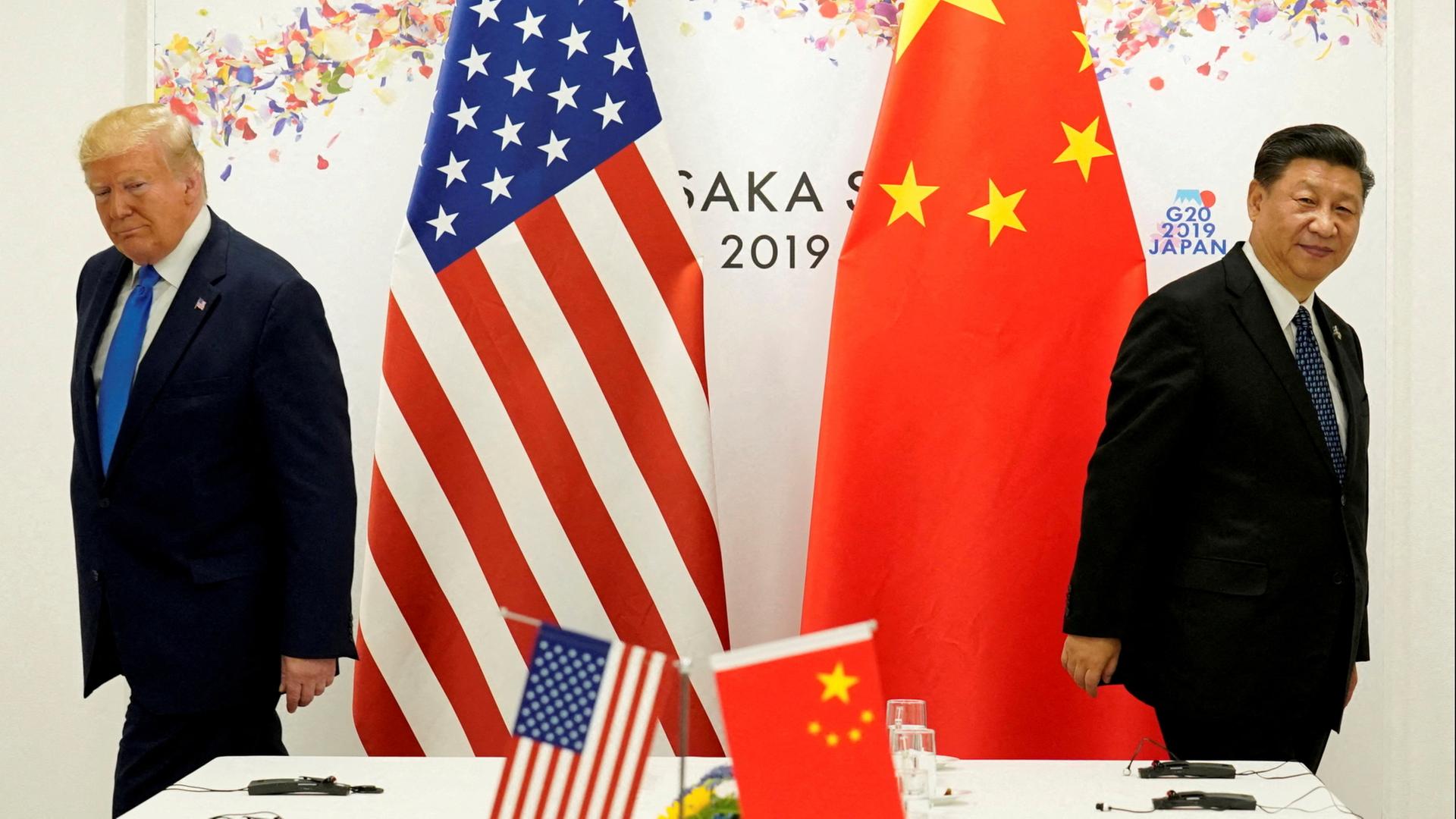 US-Präsident Trump und der chinesische Präsident Xi (Archivbild).  | REUTERS
