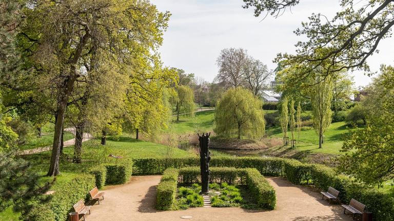Blick in einen Park