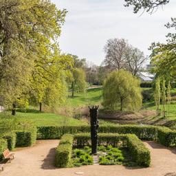 Blick in einen Park