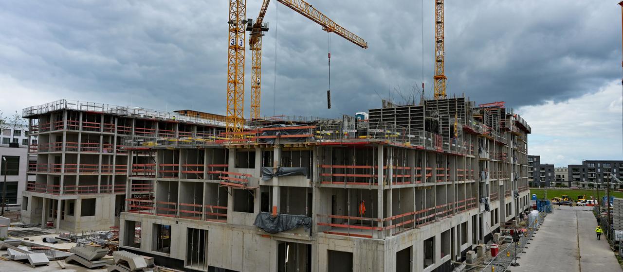Neubaugebiet im Münchnen
