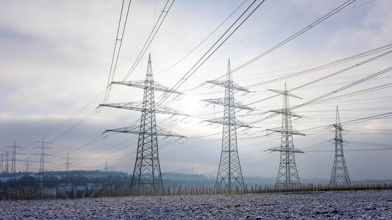 Hochspannungsmasten in Baden-Württemberg