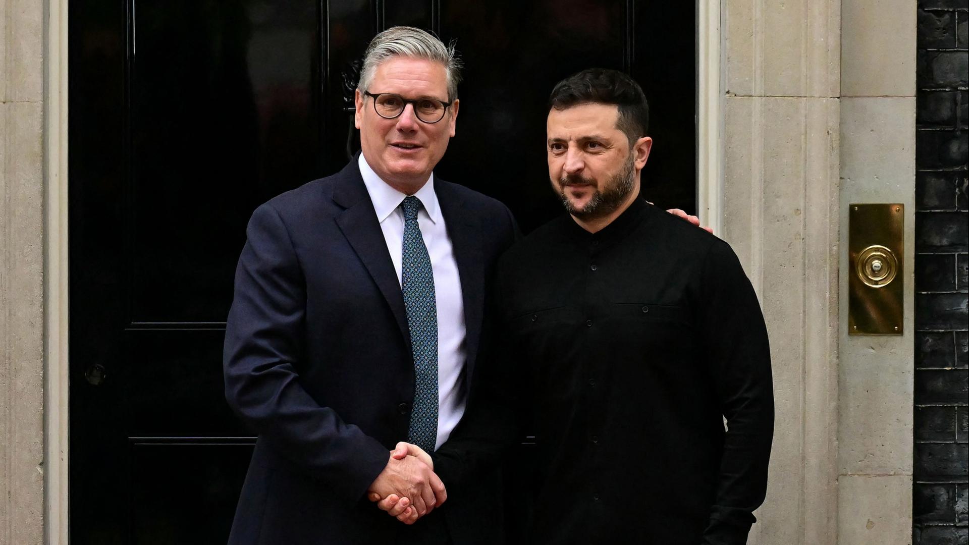 Keir Starmer und Wolodymyr Selenskyj | AFP