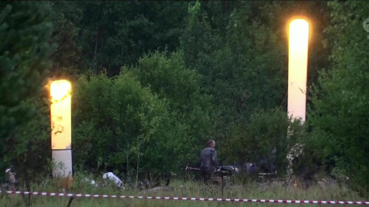 Ein Tag nach Flugzeugabsturz in Russland War SöldnerChef Prigoschin