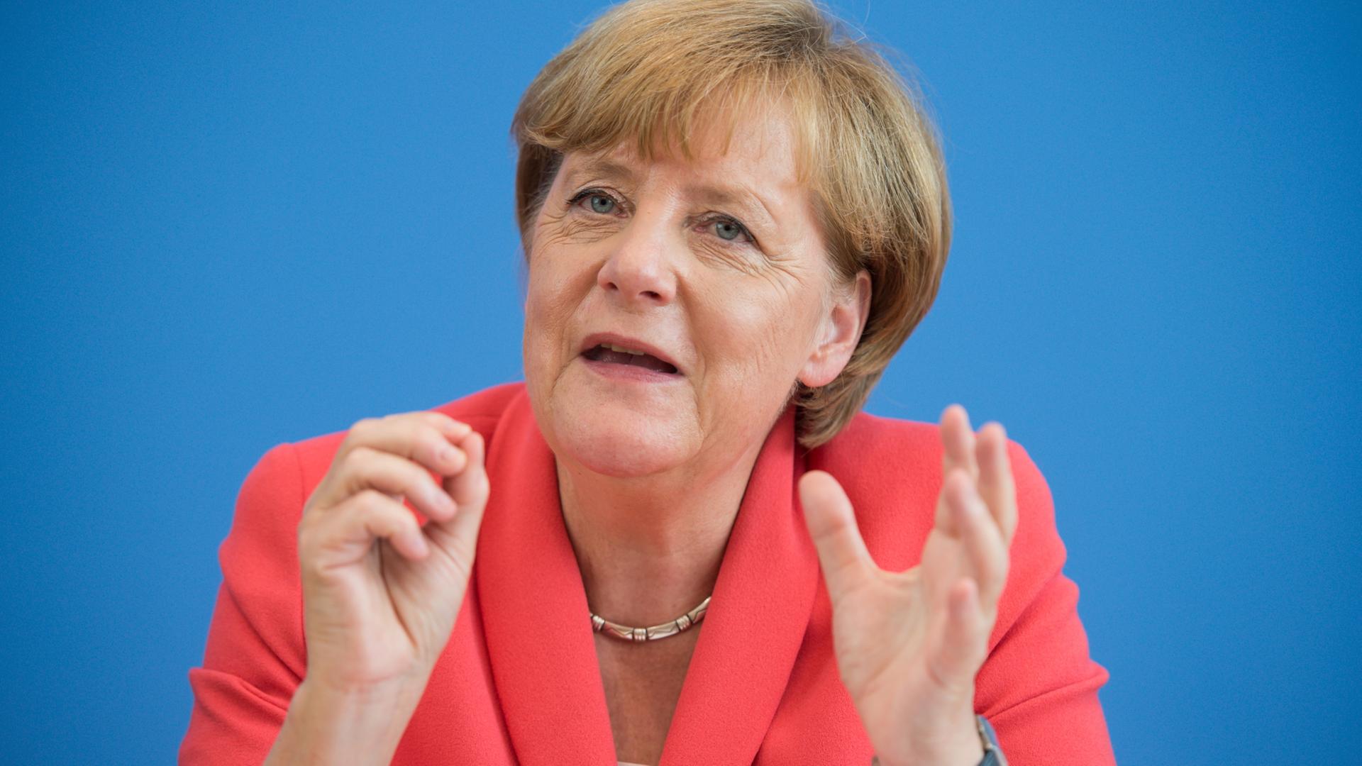 Angela Merkel (Archivbild vom 31.08.2015) | dpa