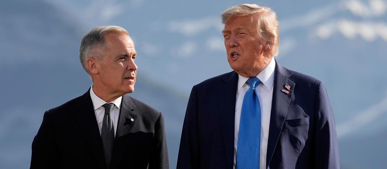 Mark Carney und Donald Trump