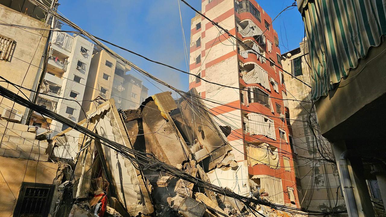 Hunderttausende sind im Libanon auf der Flucht