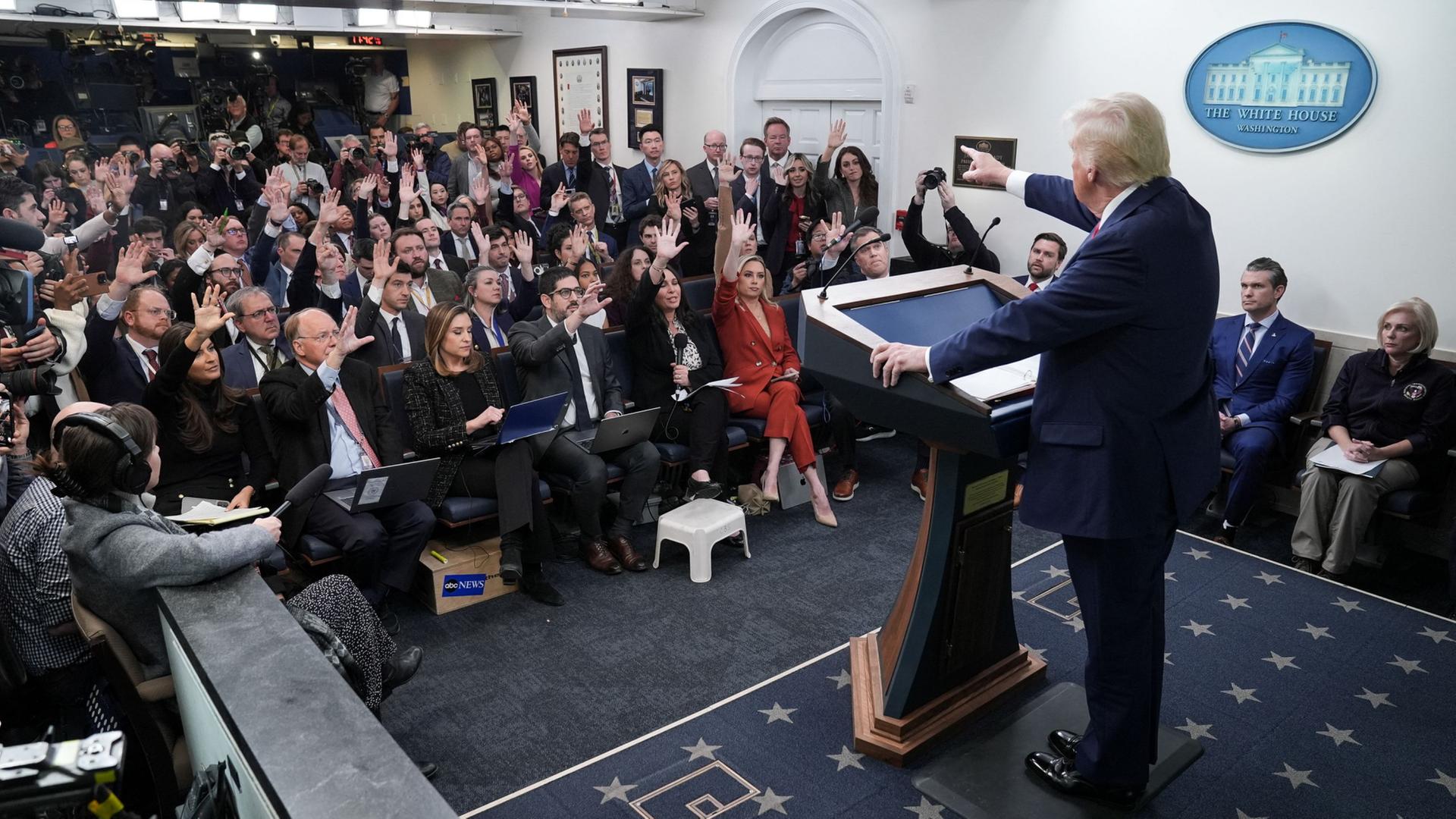 Trumps Streit mit den Medien in den USA eskaliert