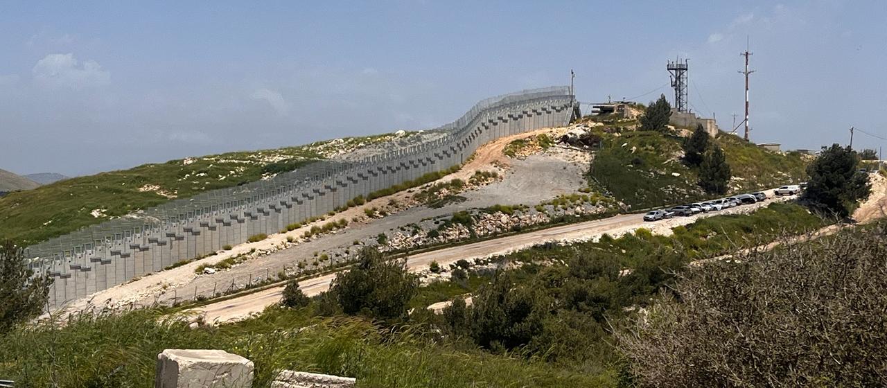 Israelischer Grenzzaun zu Südlibanon