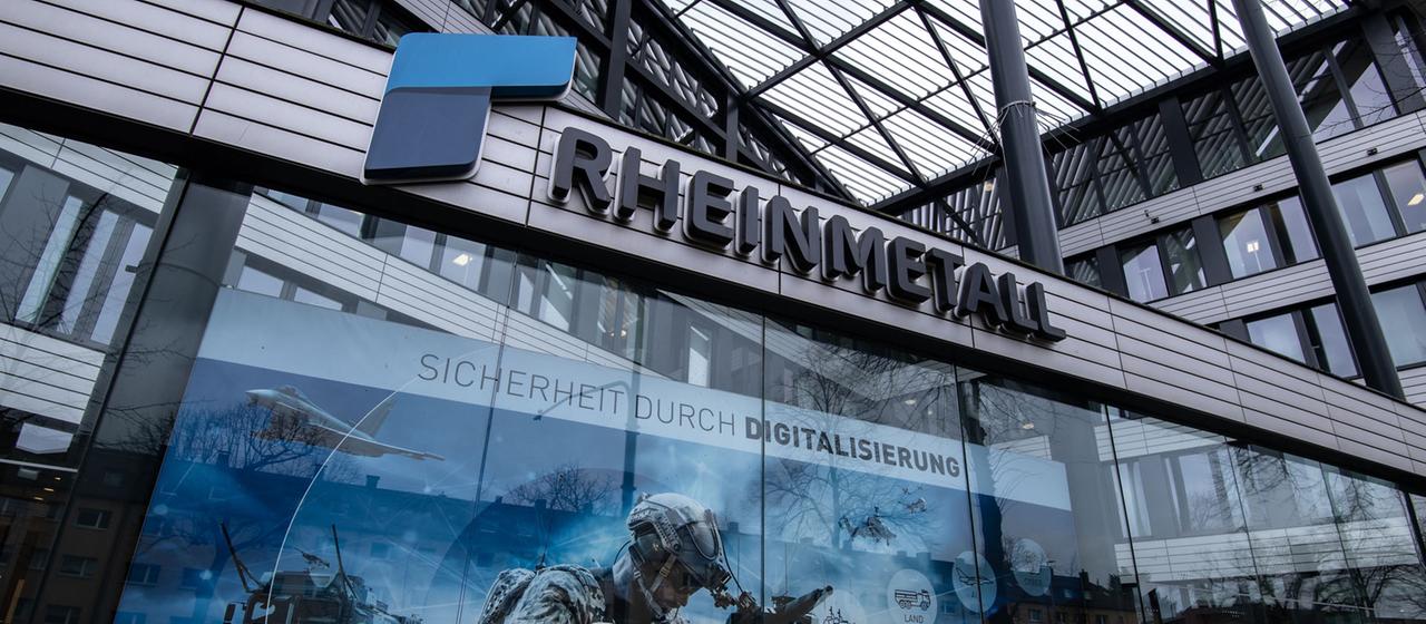 Die Konzernzentrale der Rheinmetall AG | picture-alliance/dpa Die Konzernzentrale der Rheinmetall AG