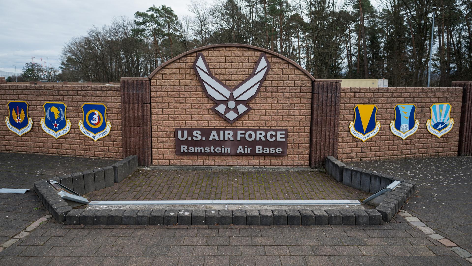 Ramstein-Miesenbach: Das Symbol der Ramstein Air Base der U.S. Air Force (Archivbild) | dpa