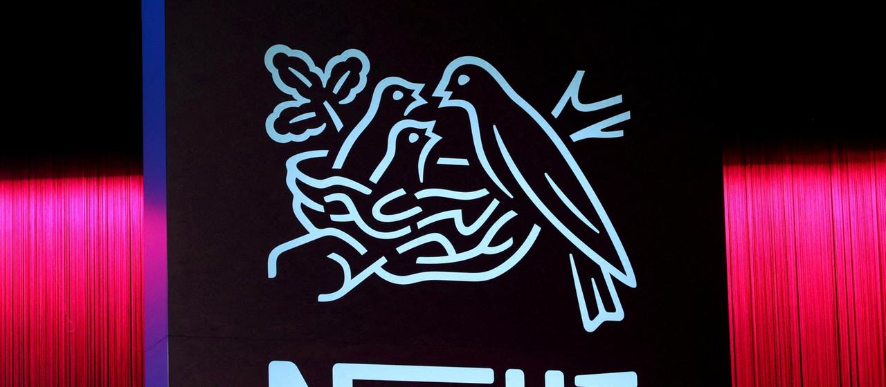 Logo des Lebensmittelkonzerns Nestlé