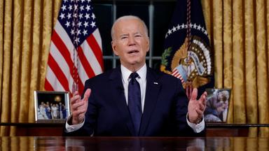 Joe Biden bei seiner Rede an die Nation