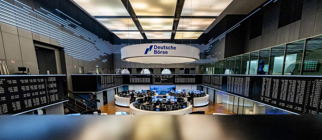 Blick in die Frankfurter Börse.