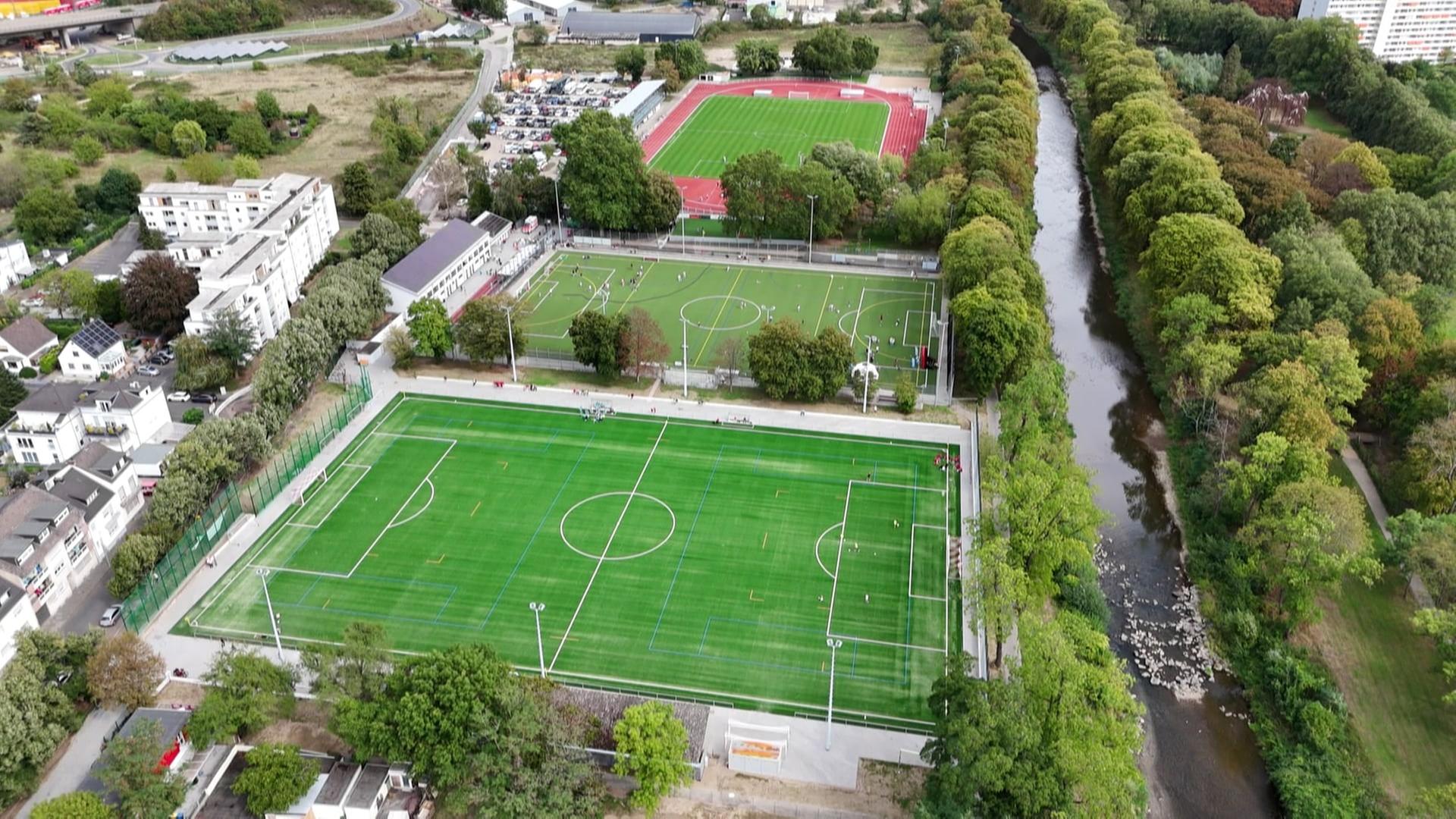 Fünf Jahre nach der Flut: Apollinarisstadion offiziell wiedereröffnet
