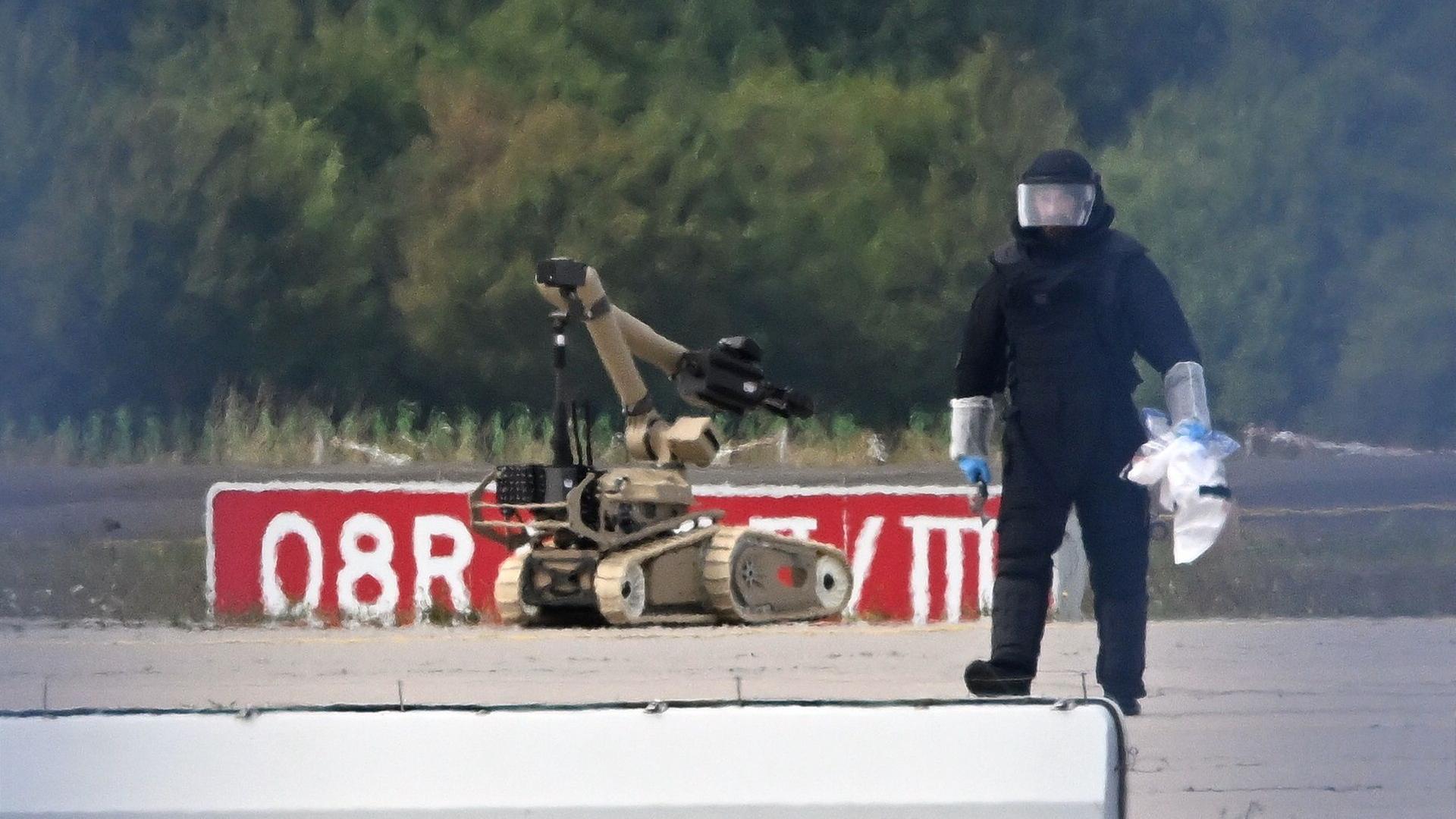 Sprengstoff-Drohne in Leipzig/Halle: Ein Angriff "fremder Mächte" - oder Russlands?