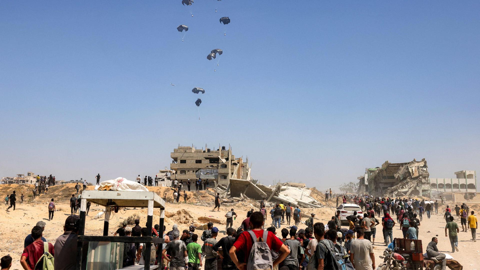 Humanitäre Hilfe für Gaza: 