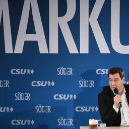 Markus Söder spricht bei einer Veranstaltung in Bad Tölz.