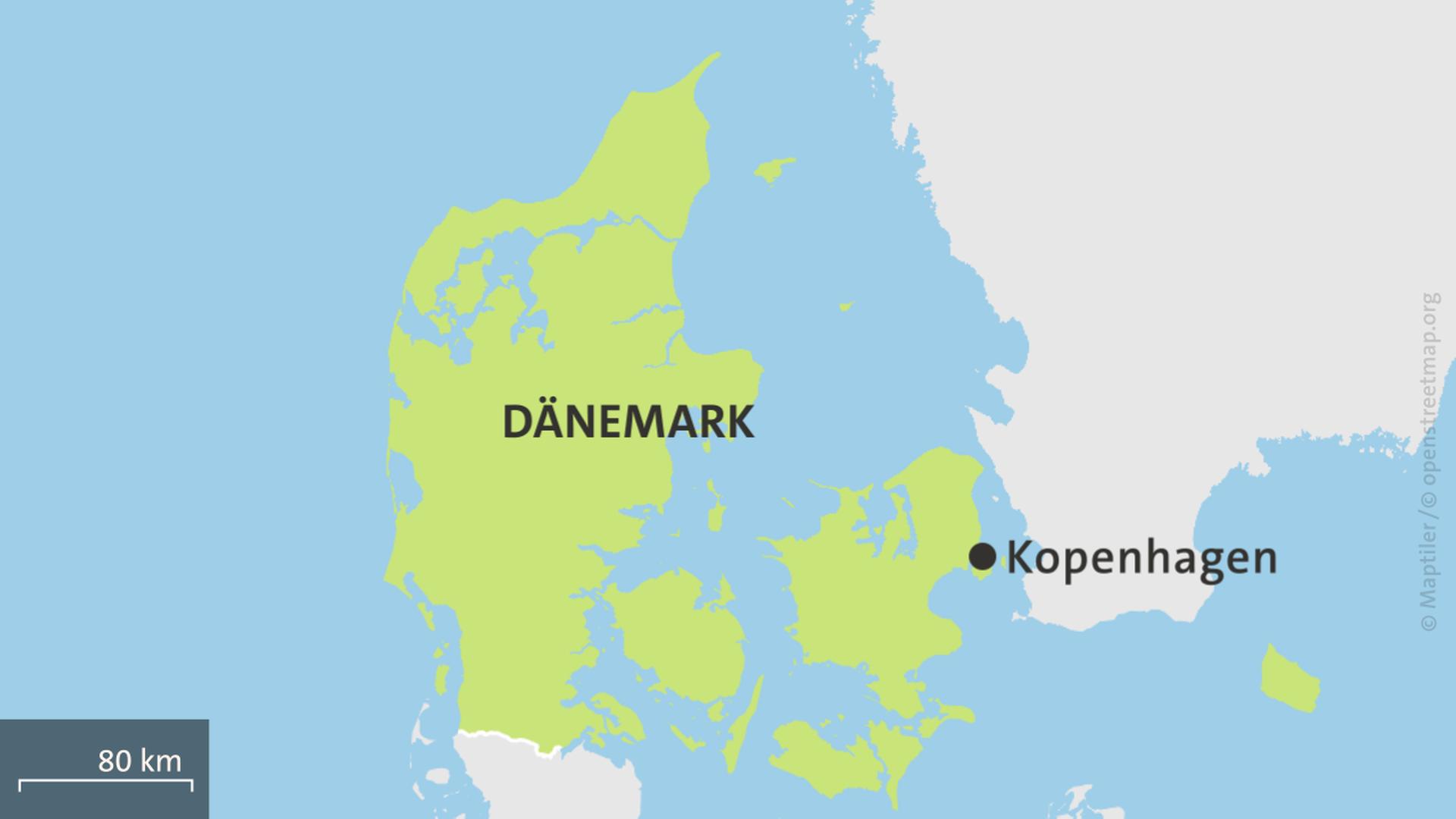 Karte: Kopenhagen, Dänemark | ARD-aktuell