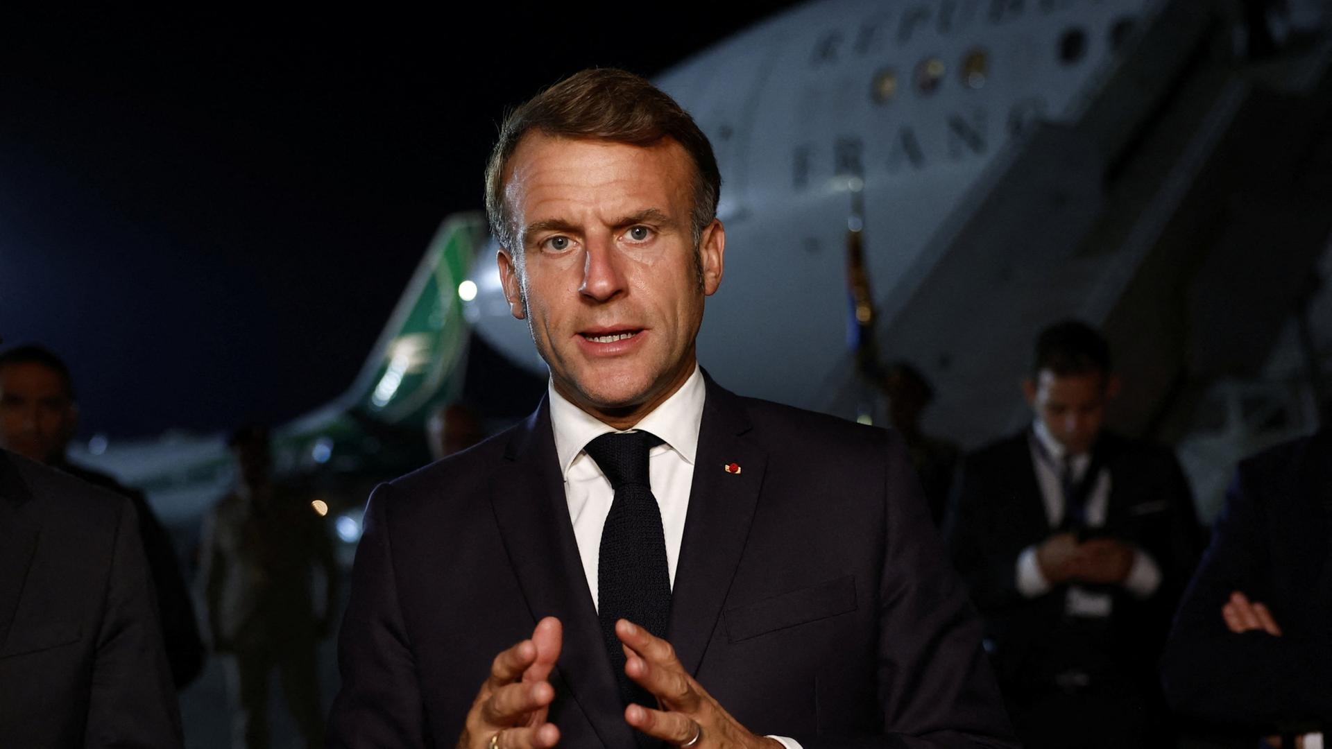 Emmanuel Macron | Yoan Valat/Pool via REUTERS
