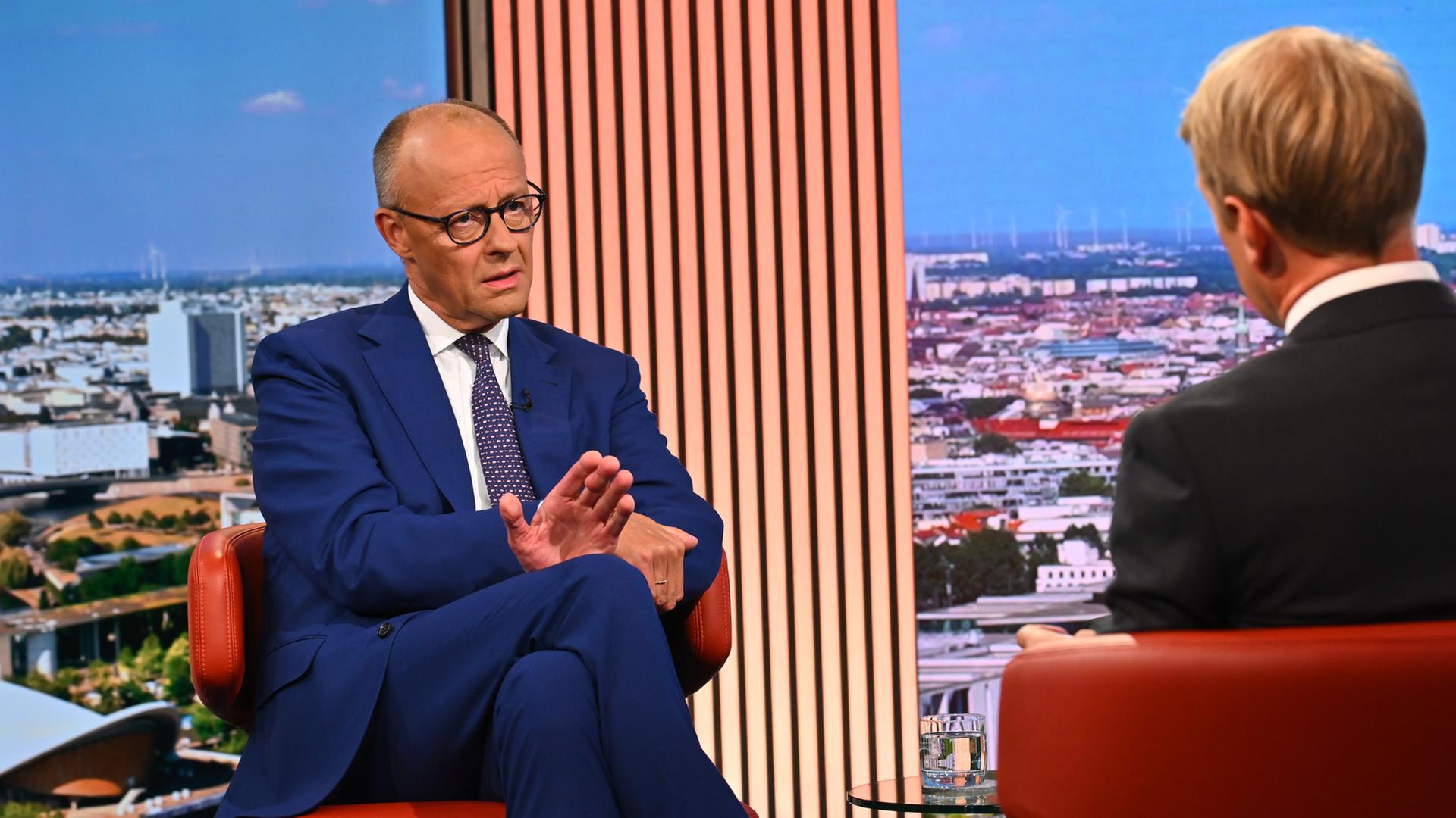 Friedrich Merz | ARD-Hauptstadtstudio/Claudius Pflug