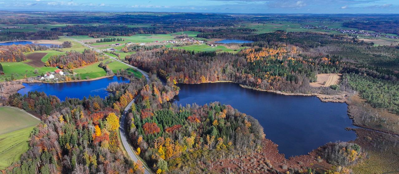 Blick auf die Blitzenreuter Seenplatte. (Archivbild: 03.11.2025)