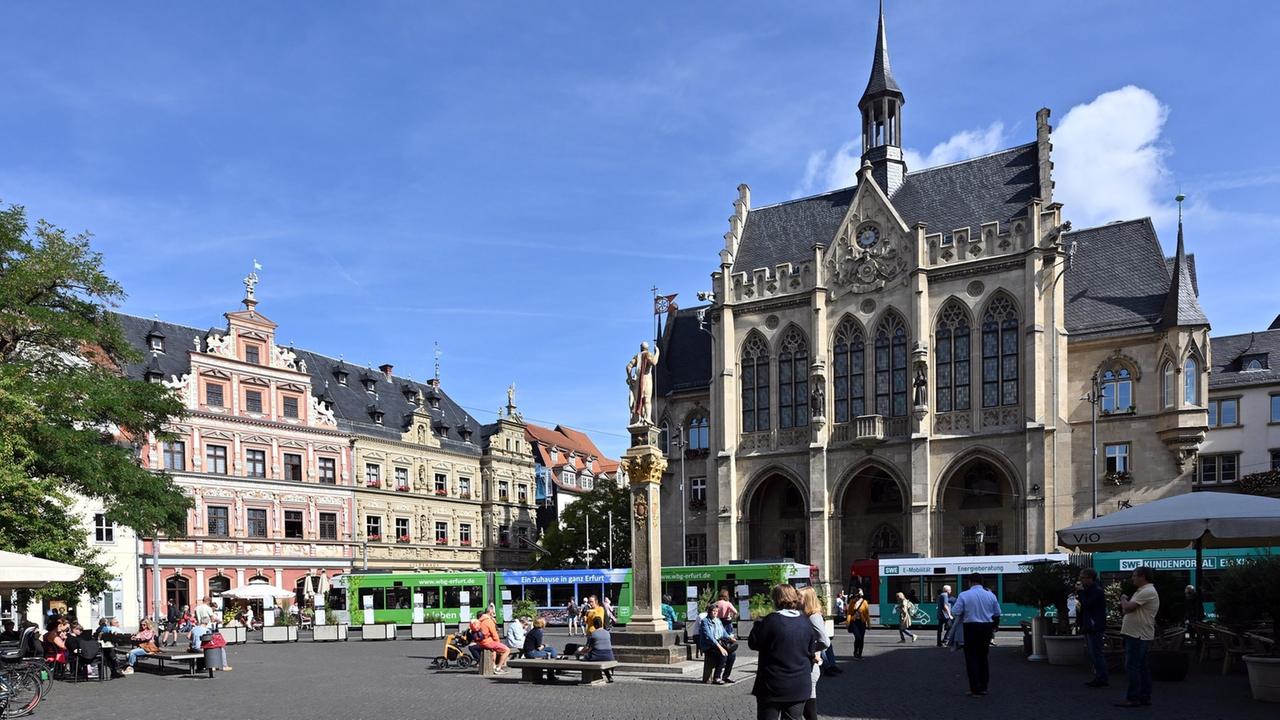 Thüringen OberbürgermeisterWahl 2024 in Erfurt Grüne und CDU