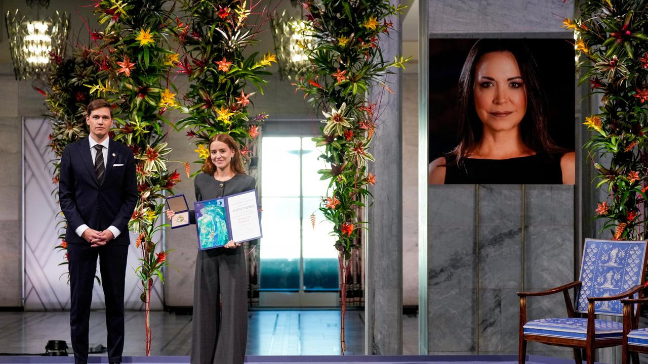 Friedensnobelpreis: Venezolanerin Machado in Abwesenheit geehrt